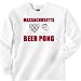 Massachusetts Beer Pong Long Sleeve T-Shirt