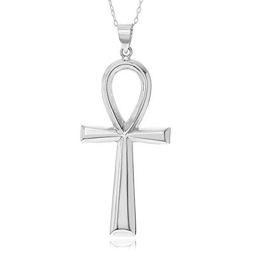 Sterling Silver Egyptian Ankh Necklace