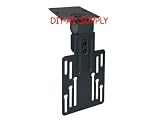 Tilting / Swiveling Under Cabinet Mount for LCD Monitor Flip Bracket For Kitchen and Office 9 - 17