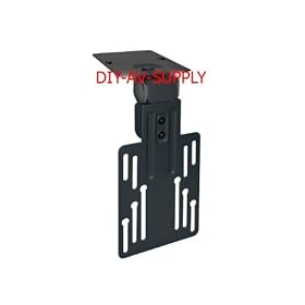 Tilting Swiveling Under Cabinet Mount for LCD Monitor Flip Bracket For Kitchen and Office... by DiyAVSupply