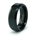 8mm Black Tungsten Carbide Ring