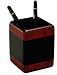 Rosewood & Leather Pencil Cup