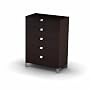 South Shore Furniture, Cakao Collection, 5 Drawer Chest, Chocolate
