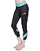 Baleaf Women's Workout Running Capri Leggings Green Size M