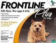 Frontline Plus, Dogs 0-22 lbs, 6 Tubes