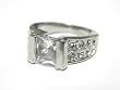 Cubic Zirconia Silver Engagement Stone Ring Party Fashion Jewelry