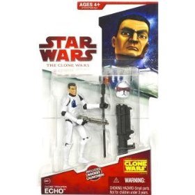 Star Wars Clone Wars Animated Action Figure Clone Trooper Echo