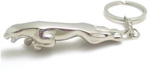 Oyedeal Men's Jaguar Metallic Key Chain One Size Silver