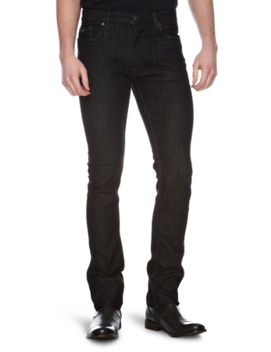 Etnies Herren Pant SLIM FIT E DENIM, black, 34x32 Preisvergleich