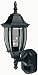 Outdoor Living : Heath Zenith Six-Sided Die-Cast Aluminum Lantern, Black with Beveled Glass #SL-4192-BK
