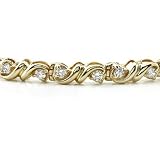14K Diamond Bracelet -- 1.00 Ct. I1-I2 J/K