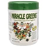 Miracle Greens Nutrient-Rich Super Food Supplement, 90 Day Supply 30 oz (850 g)