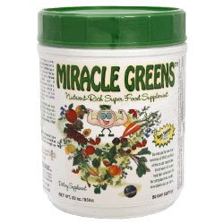 Childrens Toyshop  Sporting Goods : Miracle Greens Nutrient-Rich Super Food Supplement, 90 Day Supply 30 oz (850 g)