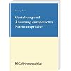 Gestaltung und �nderung europ�ischer Patentanspr�che