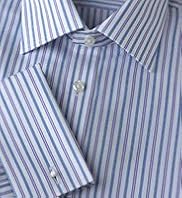 2 Longer Ultimate Non Iron Pure Cotton Stripe Shirt