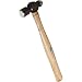 Martin 105G G Series Alloy Steel 1lbs Standard Ball Peen Hammer with Wood Handle, 14-1/4" Overall Length