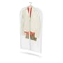 Honey-Can-Do SFT-01243 Vinyl Suit Bag 42-Inches Tall, White