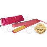 Le Angelique New Pro-Select 100% Solid Ceramic Hair Straightener - Pink