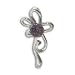 Ladies Sterling Silver 925 & Faceted Violet Quartz Necklace Pendant - Jewellery