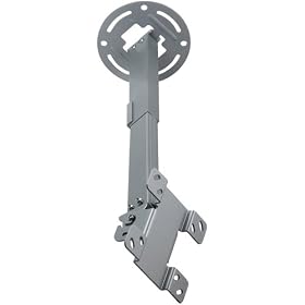 Peerless PC930A-S Adjustable Tilt Ceiling Mount for 15" to 24" Displays with 9.8" to 13.8" Extension (Silver)
