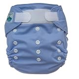 Tiny Tush Elite One-Size Cloth Diaper Aplix (Velcro-type) PERIWINKLE