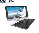 [Bundle] PET1030 Portable DVD Player + Gelly headphones black + Cable splitter for speakers or headphones
