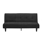 IMAGE OF Puzzle Jett Convertible Sofa with Espresso Legs Upholstery: Anthracite