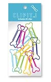 Dog Bone Paper Clips - Double Pack of 40