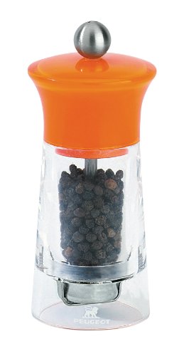 Peugeot Malaga 5-1/2-Inch Pepper Mill Orange