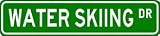 WATER SKIING Street Sign  Custom Street Sign  Aluminum