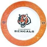 Cincinnati Bengals 4 Piece Dinner Plate Set