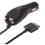 Dual Output Vehicle Power Adapter for Apple iPhone 4 with USB, MFI - TES - 314310