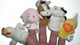 5 Assorted Farm Animal Finger Puppets