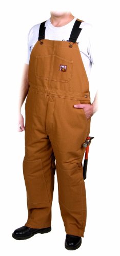 Steiner 10190 Bib Overall,  Thermal Tuff Quilt Lined Brown, Small