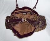 Authentic Fendi 8BN158 De Jour Large HandBag - Zucca Brown
