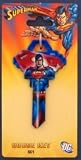 Superman Blue Schlage SC1 House Key