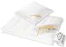 PREMIUM DE LUXE Bettenset MEDIUM - Kassettendecke 4x6 Karos 135x200 cm + Kopfkissen 80x80 cm