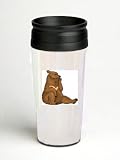 16 oz. Double Wall Insulated Tumbler with grooming bear - Paper Insert