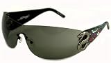 AUTHENTIC ED HARDY SUNGLASSES EHS 005 BLACK SNAKE 2 TATOO