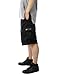 iDarbi Mens Loose Fit Fleece Cargo Shorts Solid Colors (S-5XL Avail)