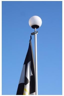 Flagpole Buddy Solar Globe