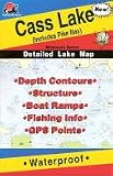 Fishing Hot Spots Map of Cass Lake