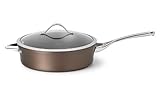 Calphalon Contemporary 5-Quart Bronze Anodized Edition Nonstick Saute Pan with Cover