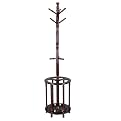 8-Hook Coat Rack - Cherry