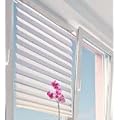 Faltrollo Plissee Jalousie Sonnenschutz wei� 90 x 130 cm