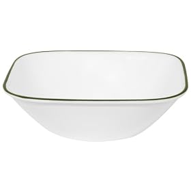 Corelle Square 22-Ounce Soup Cereal Bowl, Pretty Pink by Corelle