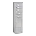 Salsbury Industries 3915S-06AFP Free Standing Horizontal 4C Mailbox Aluminum