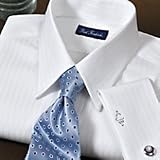 Trim Fit Raised Ottoman Stripe French Cuff Dress Shirt