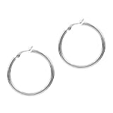 Charline's Clip-On Hoop Earrings - Silver, Extra Large