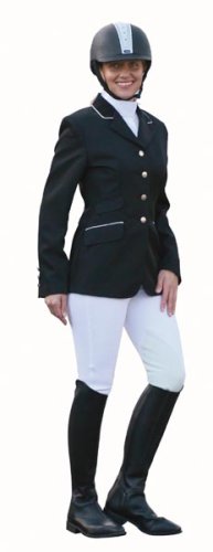 Reitjacke mit Samtkragen für Damen
